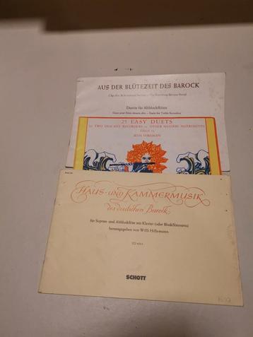 Blokfluit duetten beschikbaar voor biedingen