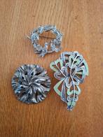 Mooie broche's, Sieraden, Tassen en Uiterlijk, Broches, Ophalen of Verzenden, Gebruikt, Zilver, Overige materialen