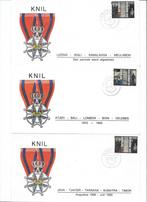 Knil Indië 3x envelop Nederlandsch-Indisch leger philatelie, Ophalen of Verzenden, Nederland
