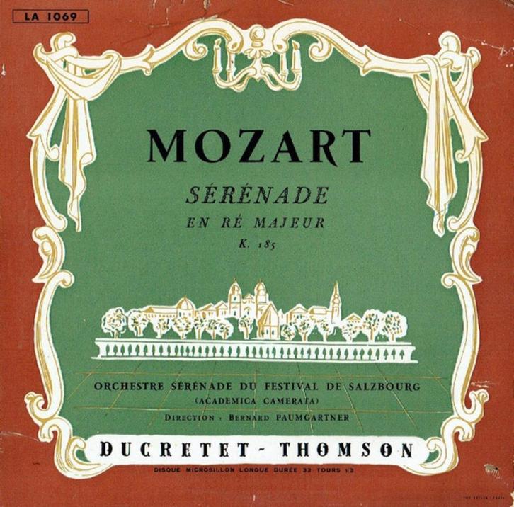 Wolfgang Amadeus Mozart - Mozart Serenade En Re Majeur K.185, Cd's en Dvd's, Vinyl | Klassiek, Zo goed als nieuw, Classicisme