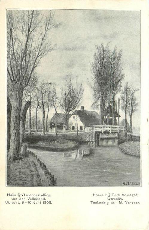 (379-224-045) Utrecht Hoeve bij Fort Vossegat, Verzamelen, Ansichtkaarten | Nederland, Utrecht, Verzenden