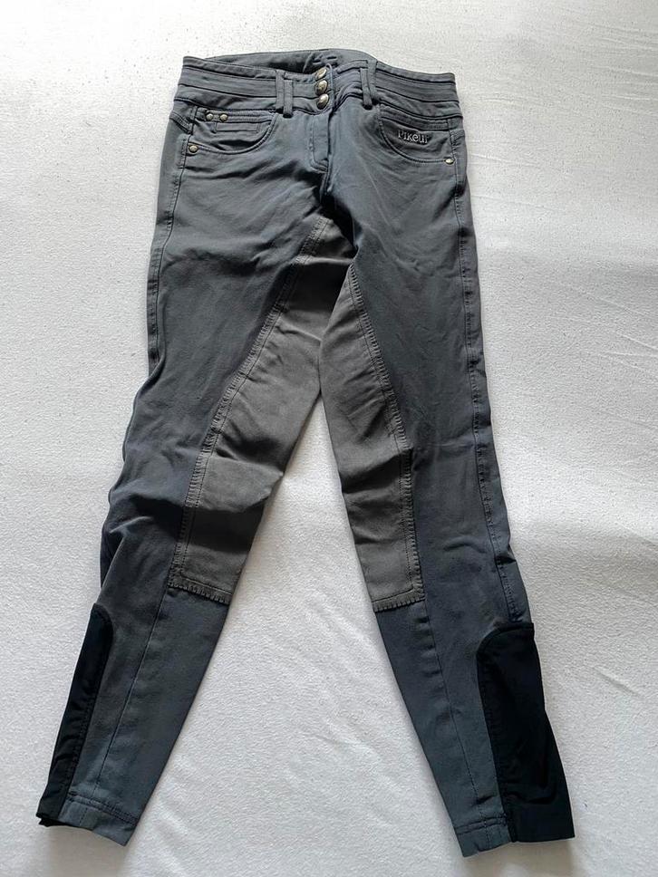 Pikeur rijbroeken 3 stuks Candela met leren zit 36, Dieren en Toebehoren, Paardrijkleding, Zo goed als nieuw, Onderkleding, Dressuur