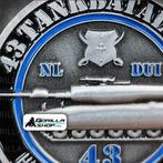 43 TANKBAT coins, Ophalen, Landmacht, Nederland, Embleem of Badge