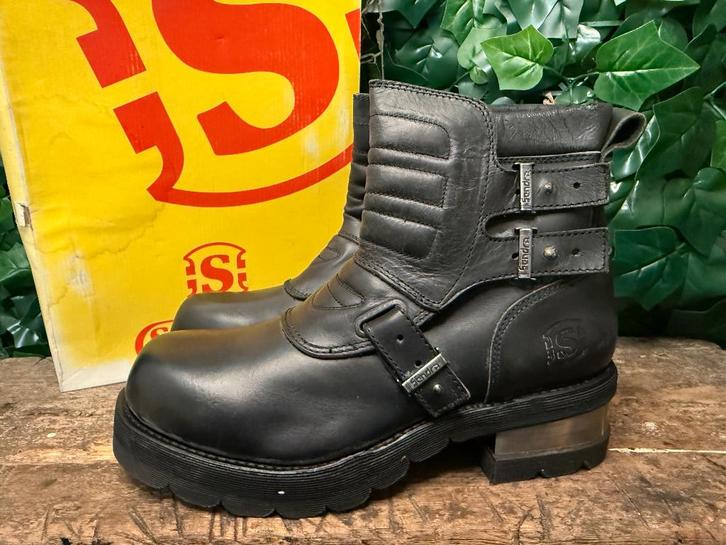 supergave vintage biker boots van sendra maat 47 (maat 12), Kleding | Heren, Schoenen, Nieuw, Boots, Zwart, Ophalen of Verzenden