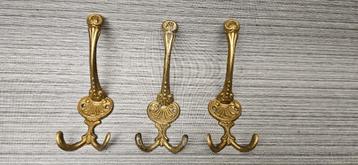 Setje klassieke Kapstokhaken 3x ( Lot 3) beschikbaar voor biedingen