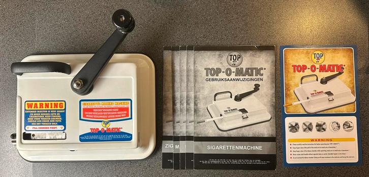 Top O Matic Sigaretten maak machiene, met gebruiksaanwijzing, Verzamelen, Rookartikelen, Aanstekers en Luciferdoosjes, Gebruikt