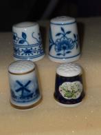 4  vingerhoedjes Engelse pors.Huizen samen 5 euro, Verzamelen, Ophalen of Verzenden, Zo goed als nieuw