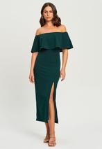 Tussah(zalando ) off shoulder dress S, Ophalen of Verzenden, Zo goed als nieuw, Groen, Tussah