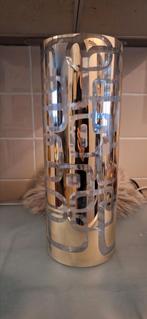 Prachtige exclusieve vaas zie info goud/naturel, Ophalen