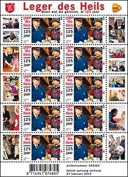 2012 Vel Leger des Heils Postfris., Postzegels en Munten, Postzegels | Nederland, Postfris, Verzenden
