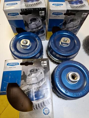 5 stuks Osborn komborstels-schuurborstels M14x125mm beschikbaar voor biedingen