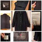 Fuchsia Schmitt wollen jas - Maat 44, Kleding | Dames, Jassen | Winter, Zwart, Maat 42/44 (L), Ophalen of Verzenden, Zo goed als nieuw