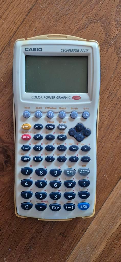 Casio CFX-9850GB Plus Grafische Rekenmachine, Diversen, Rekenmachines, Gebruikt, Ophalen of Verzenden