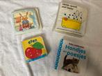 4 baby boekjes, Boeken, Ophalen of Verzenden, Gelezen, Uitklap-, Voel- of Ontdekboek, 0 tot 6 maanden