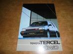 brochure Toyota Tercel 4WD  1983, Boeken, Overige merken, Ophalen of Verzenden, Zo goed als nieuw