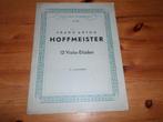 Hoffmeister - 12 viola etuden, Muziek en Instrumenten, Viool of Altviool, Gebruikt, Ophalen of Verzenden, Artiest of Componist