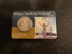 60 jaar Vrede en Vrijheid, Postzegels en Munten, Munten | Nederland, Ophalen of Verzenden, Koningin Beatrix, Euro's