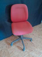 Leuke rode zware bureaustoel laagste stand 37cm., Ophalen, Gebruikt, Rood, Bureaustoel
