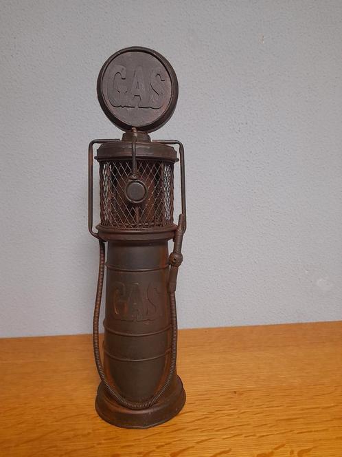 Leuke blikken benzine pomp, Antiek en Kunst, Antiek | Overige Antiek, Ophalen of Verzenden