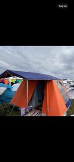Vintage 3 persoons tent met luifel, Caravans en Kamperen, Ophalen, Zo goed als nieuw
