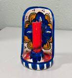 Antieke keramische kandelaar, Mexicaanse Spaanse oorsprong, Ophalen of Verzenden, Keramiek of Aardewerk