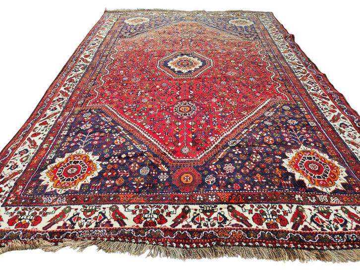 Handgeknoopt tapijt, Huis en Inrichting, Stoffering | Tapijten en Kleden, Zo goed als nieuw, 200 cm of meer, 200 cm of meer, Rechthoekig