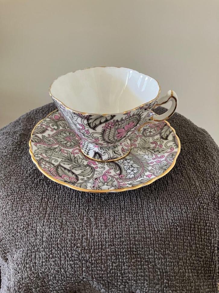 Hammersley & Co 2x kop en schotel, Huis en Inrichting, Keuken | Servies, Zo goed als nieuw, Kop(pen) en/of Schotel(s), Overige stijlen