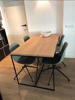 Eiken tafel 140x80, Huis en Inrichting, Ophalen, 50 tot 100 cm, Zo goed als nieuw, Vijf personen of meer