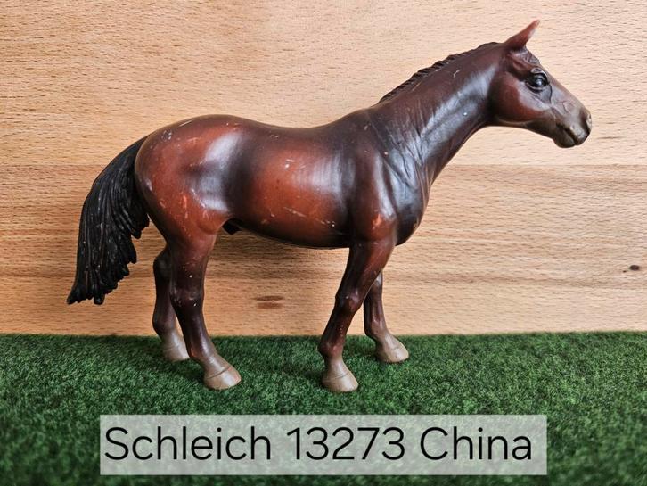 Schleich 13273 Engels Volbloed hengst uit 2003, Verzamelen, Dierenverzamelingen, Zo goed als nieuw, Beeldje of Figuurtje, Paard