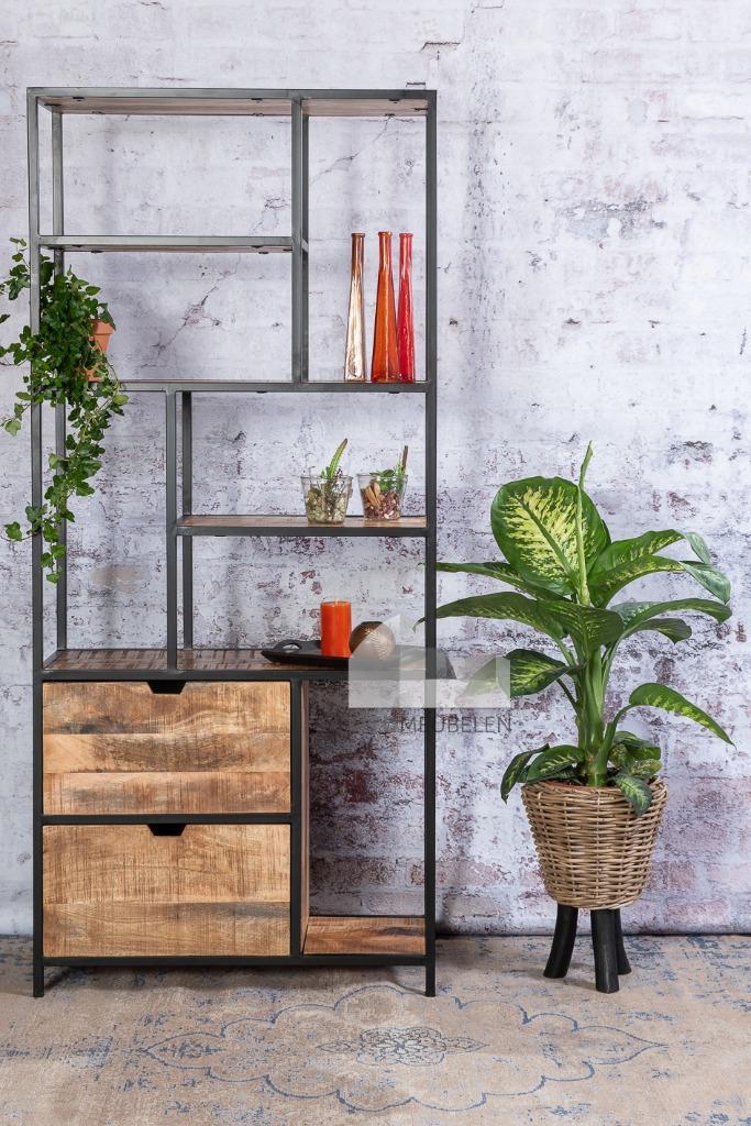 Boekenrek 'Handle-Mango' [ GRATIS GELEVERD DOOR HEEL NL !! ], Huis en Inrichting, Kasten | Boekenkasten, Nieuw, 50 tot 100 cm