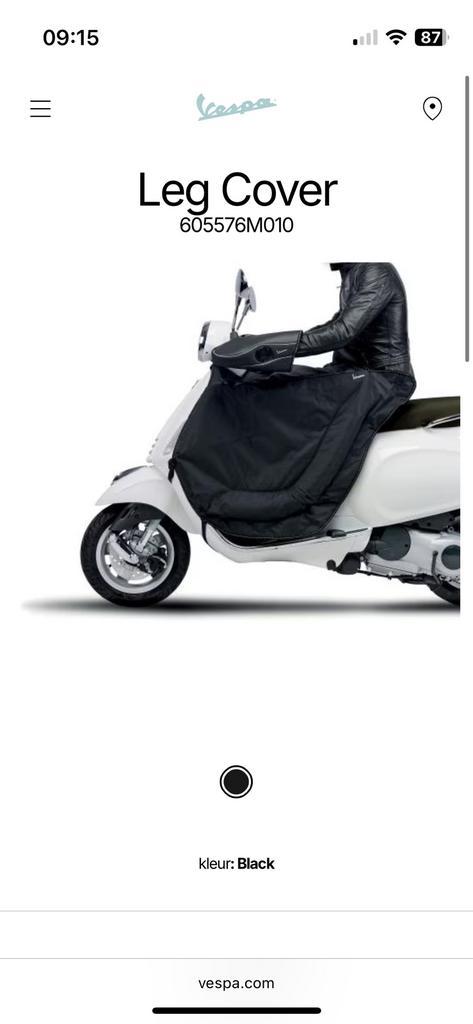 Legcover/beenkleed vespa origineel zgan!, Fietsen en Brommers, Brommeronderdelen | Scooters, Zo goed als nieuw, Vespa, Overige typen