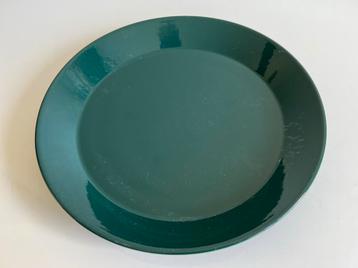 Fins Design XL Iittala Teema Dinerbord Groen Kaj Franck Ø26 beschikbaar voor biedingen