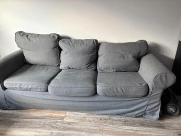 2x Ikea Ektorp 3-zitsbank - Grijs - Gratis Ophalen! - afbeelding 1