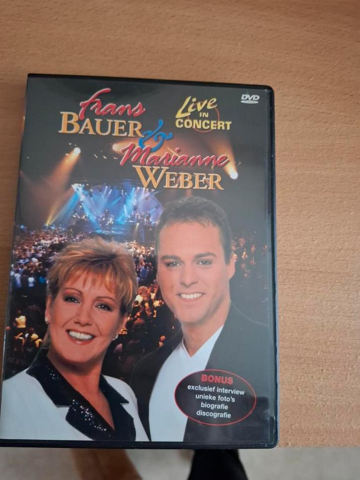 Frans Bauer & Marianne Weber - Live in Concert DVD, Cd's en Dvd's, Dvd's | Muziek en Concerten, Gebruikt, Muziek en Concerten