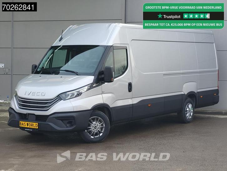 Iveco Daily 35S21 3.0L Automaat 210PK L3H2 2025-Model 3,5t T, Auto's, Bestelauto's, Bedrijf, Te koop, Achteruitrijcamera, Airconditioning