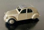 Dinky toys 24T Citroën 2cv metallic grijs, Ophalen of Verzenden, Auto, Dinky Toys