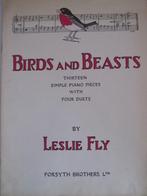 BIRDS AND BEASTS **Oude Bladmuziek uit 1952**, Gebruikt, Ophalen of Verzenden, Artiest of Componist, Piano