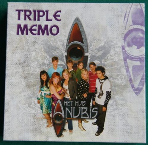 Het Huis Anubis – Triple Memo, Hobby en Vrije tijd, Gezelschapsspellen | Bordspellen, Zo goed als nieuw, Een of twee spelers, Drie of vier spelers