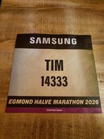 Egmond Halve Marathon 2026 Startnummer, Ophalen of Verzenden, Nieuw, Overige typen, Overige merken