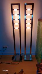 Set van 2e Design Vloerlampen.- Dimbaar., Ophalen of Verzenden, Gebruikt, 150 tot 200 cm