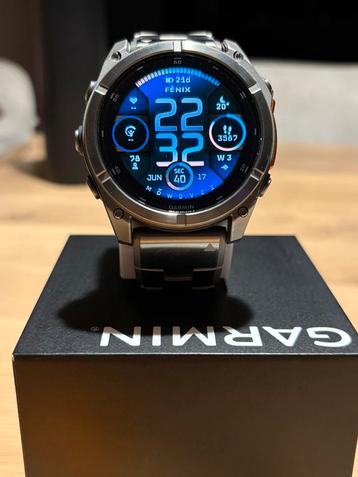 Garmin Fenix 8 - Sapphire Titanium 51mm met Titanium band beschikbaar voor biedingen