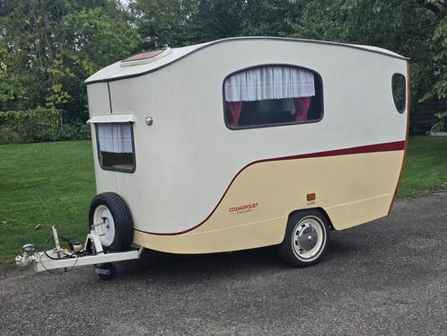 Zeldzame Cosmopoliet Zigeuner 1957 - Uniek Exemplaar!, Caravans en Kamperen, Caravans, Particulier, tot en met 2, Rondzit, Overige merken