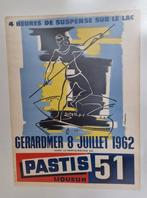 Poster Pastis 51 4 heures de suspense sur le lac, Verzamelen, Deurposter of groter, Ophalen of Verzenden, Film en Tv, Rechthoekig Staand
