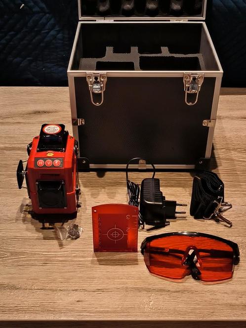 3x Futech MultiCross 3D Red lijnlaser – zo goed als nieuw!, Doe-het-zelf en Verbouw, Meetapparatuur, Zo goed als nieuw, Ophalen of Verzenden