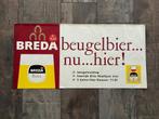 Oude affiche Breda bier 3 hoefijzers, Ophalen of Verzenden, Gebruikt, Overige typen, Overige merken