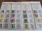 patroon van alphabet in kruissteek, Ophalen of Verzenden, Zo goed als nieuw, Handborduren, Patroon