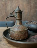 Oude Turkse koffiepot koffiekan oosters Dallah sleets sober, Antiek en Kunst, Ophalen of Verzenden