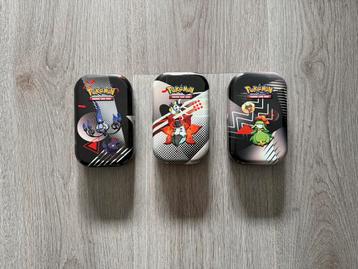 Pokémon Tins (Gevuld met kaarten) beschikbaar voor biedingen