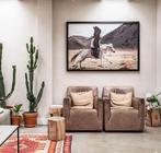 fauteuils 2 x Danca Fauteuil Buster leer bruin, Huis en Inrichting, Fauteuils, Ophalen, Gebruikt, 50 tot 75 cm, Leer