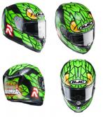 HJC RPHA 10 Plus Green Mamba, Maat S, Motoren, Kleding | Motorhelmen, HJC, Dames, Tweedehands, Integraalhelm